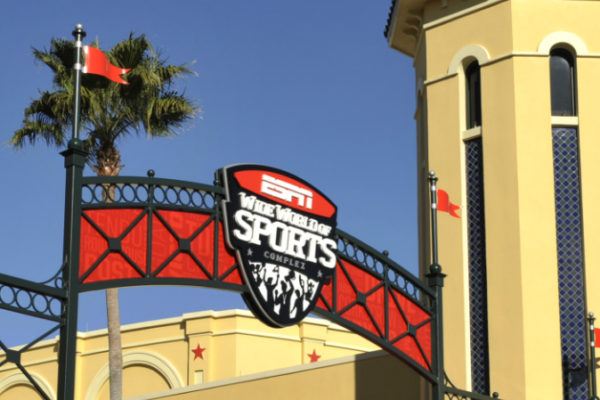 Wide World of Sports, ESPN, sign located at Walt Disney World Resort